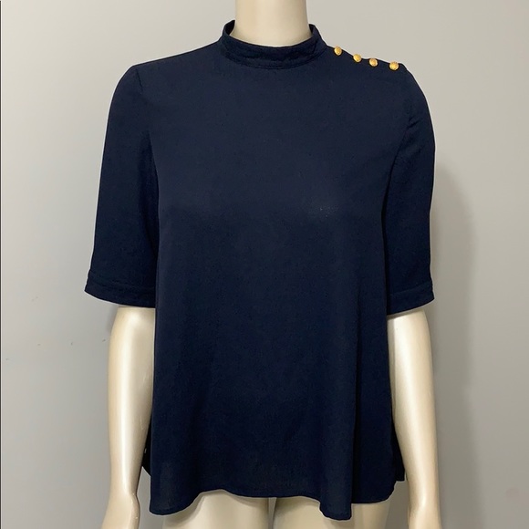 Zara Tops - 🎀HP🎀 Zara Basic high neck quarter length sleeves